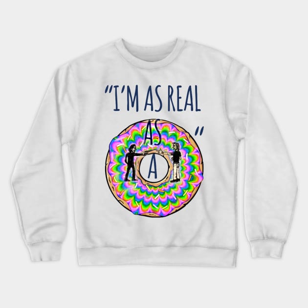 BLACK DONUT HOLE Crewneck Sweatshirt by MattisMatt83